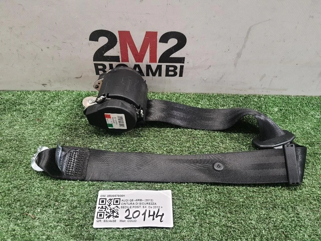 Cintura DI Sicurezza Sedile POST SX 8R0857805H Audi Q5 8RB 2012