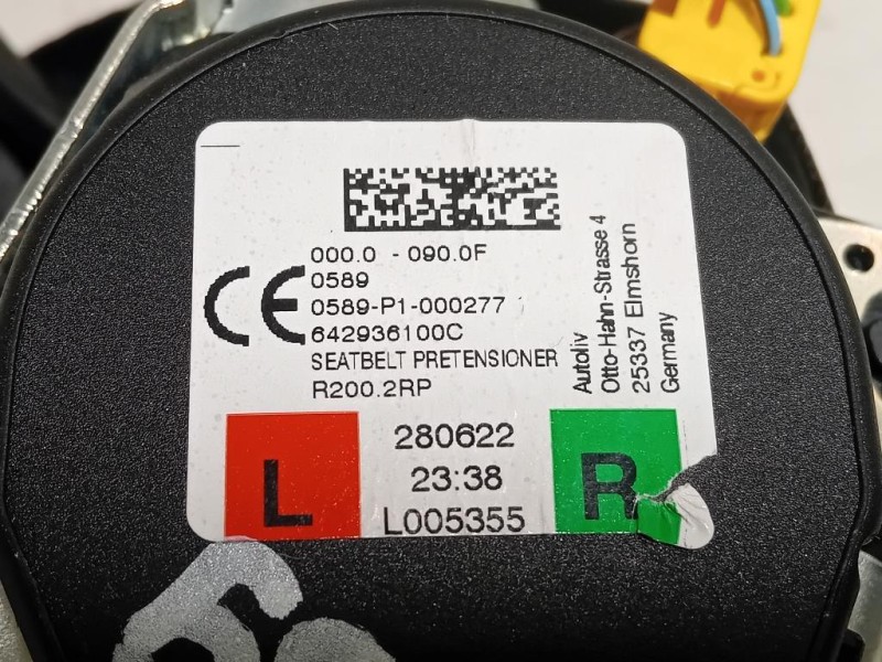 Cintura DI Sicurezza Sedile POST SX LV4BS611B69AFW Ford KUGA III 2020