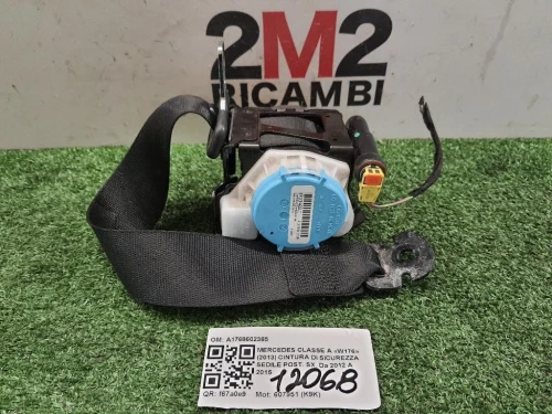 Cintura DI Sicurezza Sedile POST SX A1768602385 Mercedes Classe A W176 2013