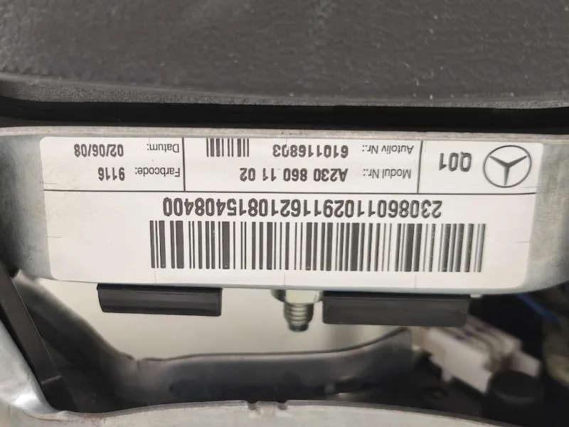 Air-bag Guidatore A2308601102 Mercedes Classe SLK R171 2004