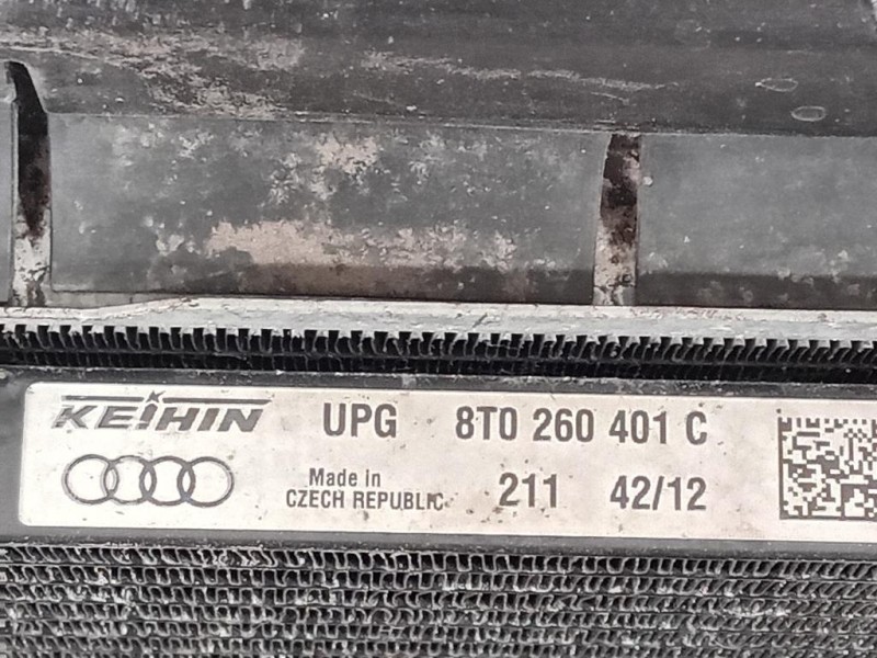 KIT Radiatori 8T0260401C 8K0959501F 8R0805500 8K0121251T Audi Q5 8RB 2012