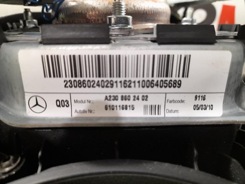 Air-bag Guidatore YP3T373NATJ Mercedes Classe SLK R171 2008