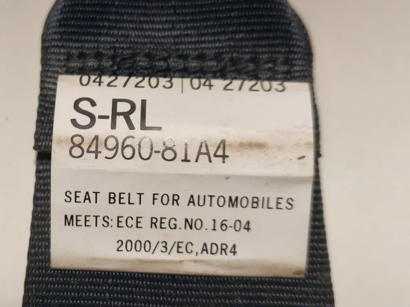 Cintura DI Sicurezza Sedile POST SX 84960-81A4 Suzuki Jimny I 1999