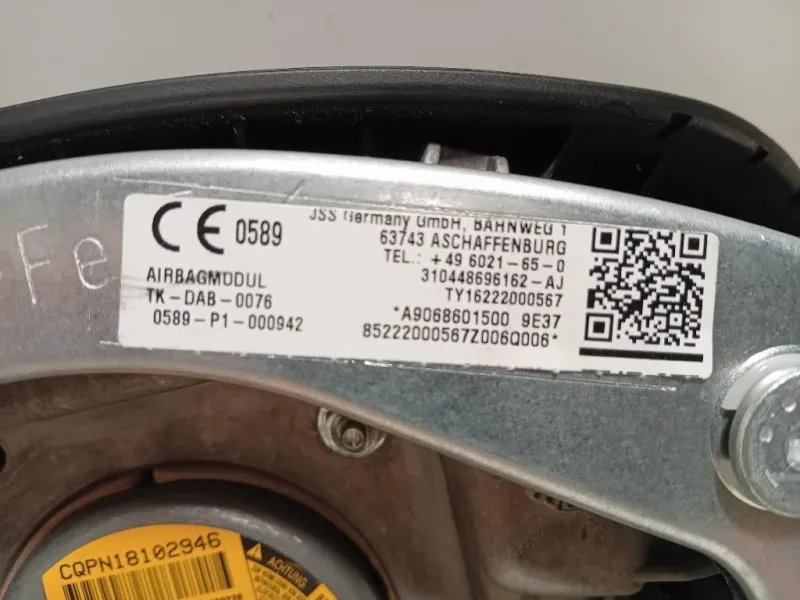 Air-bag Guidatore A9068601500 Mercedes Sprinter III 2013