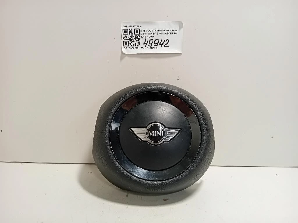 Air-bag Guidatore 679137303 Mini Countryman ONE R60 2010
