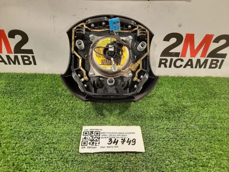 Air-bag Guidatore 9806258 05 Mini Countryman Cooper R60 2010