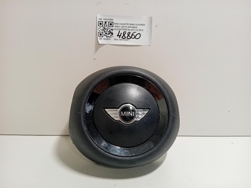 Air-bag Guidatore 30024566 Mini Countryman Cooper R60 2010