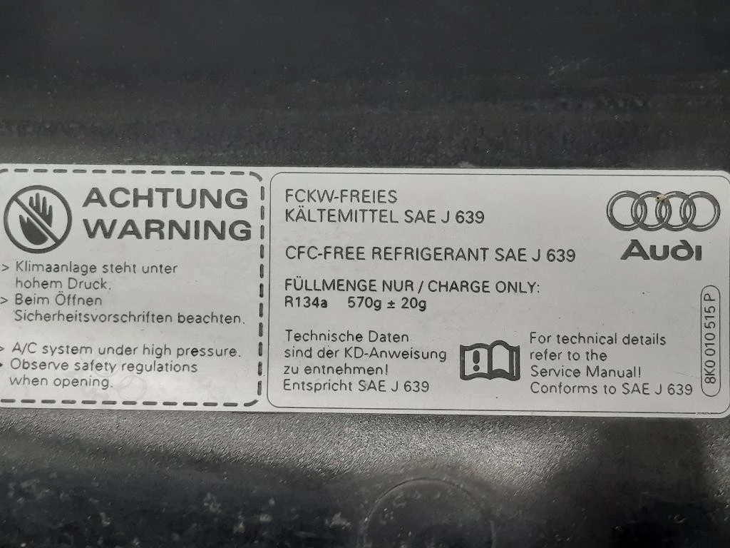 Cofano ANT 8K0010515P Audi Q5 8RB 2012