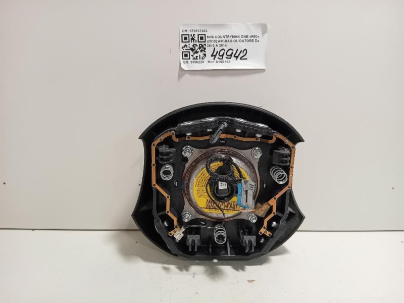 Air-bag Guidatore 679137303 Mini Countryman ONE R60 2010