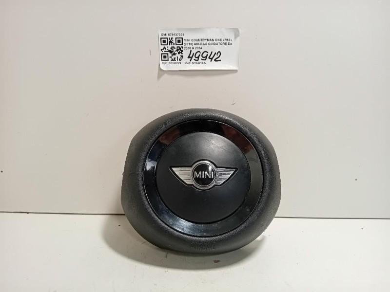 Air-bag Guidatore 679137303 Mini Countryman ONE R60 2010