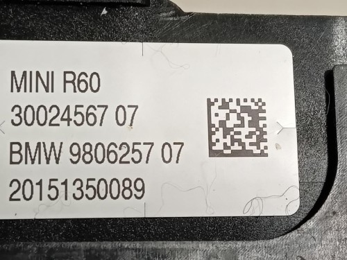 Air-bag Guidatore 9806257 07 Mini Countryman ONE R60 2014