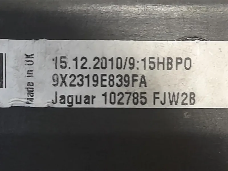 KIT Radiatori 5000761 Jaguar XF I 2008