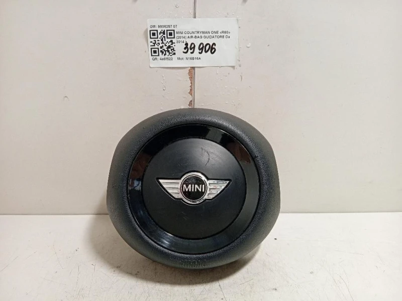 Air-bag Guidatore 9806257 07 Mini Countryman ONE R60 2014
