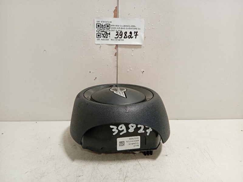 Air-bag Guidatore 6791372 05 Mini MINI Clubman R55 2008