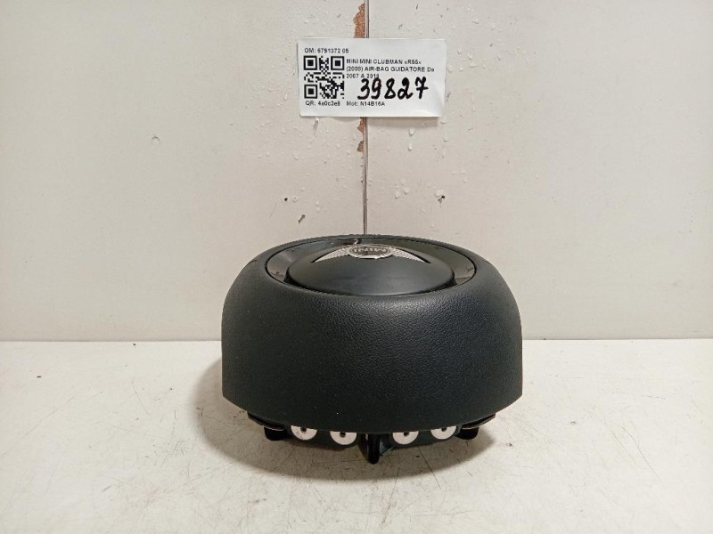 Air-bag Guidatore 6791372 05 Mini MINI Clubman R55 2008