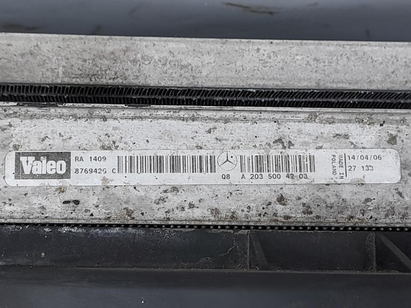 KIT Radiatori A2035004203 Mercedes Classe SLK R171 2004