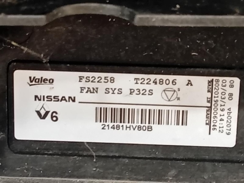 KIT Radiatori 21410HV80A Nissan Qashqai II 2014