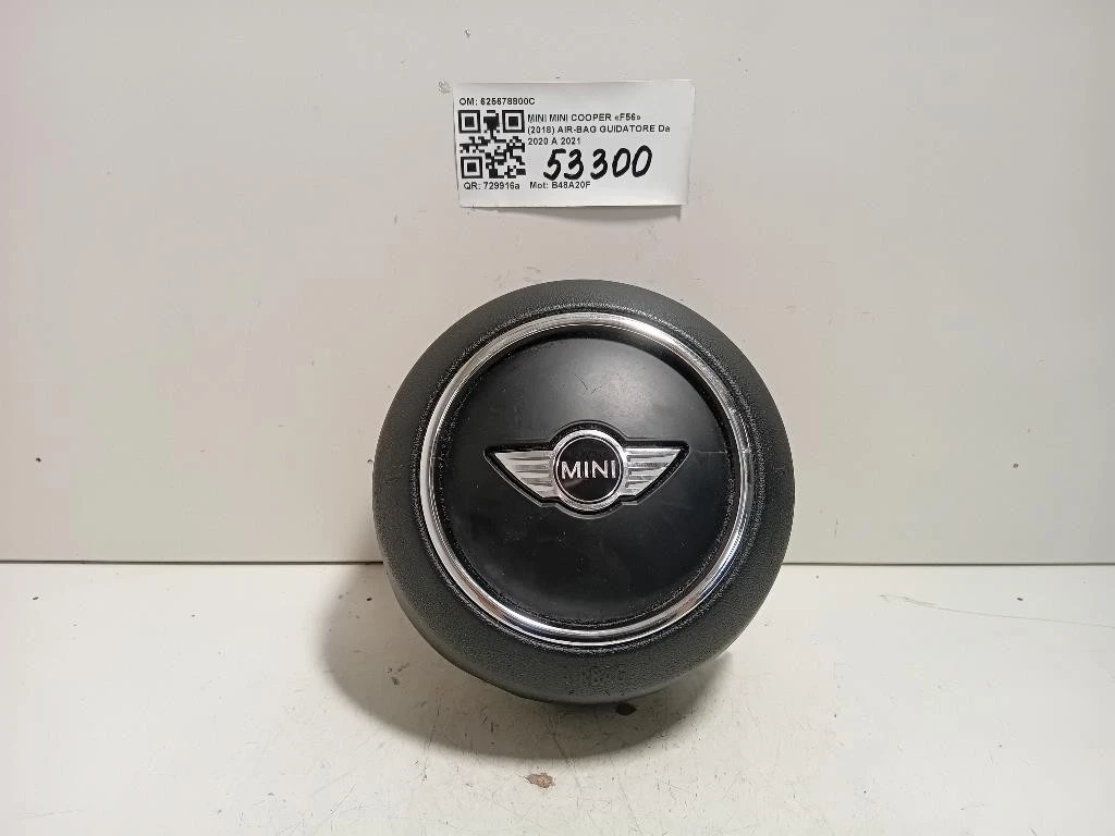 Air-bag Guidatore 625678800C Mini MINI Cooper F56 2018