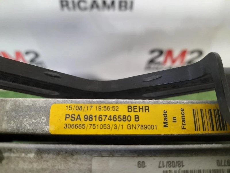 KIT Radiatori P9675747980 5YY0591EP PSA9816746580B Peugeot 308 II 2014