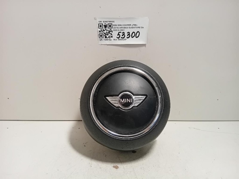 Air-bag Guidatore 625678800C Mini MINI Cooper F56 2018