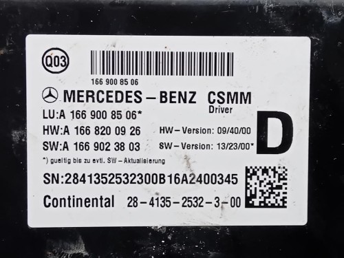 KIT Sedili KIT SEDILI GLE W166 PELLE NERO Mercedes Classe GLE W166 2015