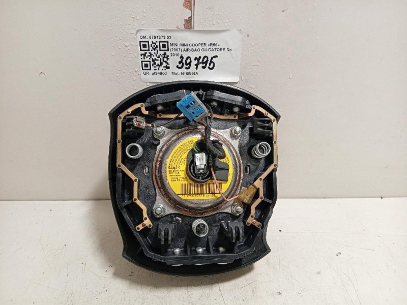 Air-bag Guidatore 6791372 02 Mini MINI Cooper R56 2007