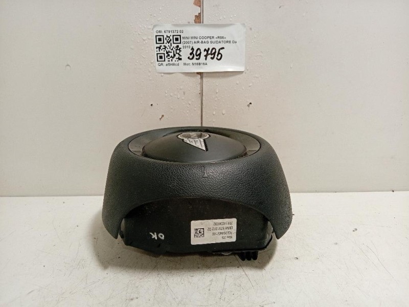 Air-bag Guidatore 6791372 02 Mini MINI Cooper R56 2007