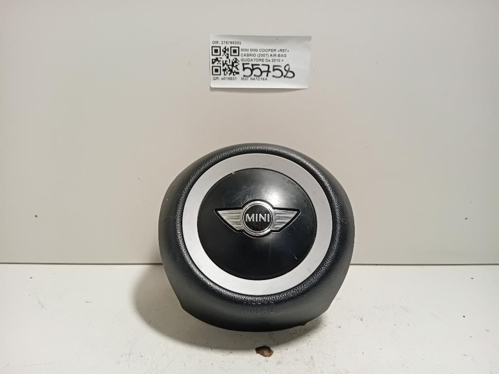 Air-bag Guidatore 275766302 Mini MINI Cooper R57 Cabrio 2007