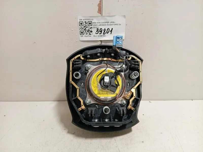 Air-bag Guidatore 6791372 02 Mini MINI Cooper R56 2007