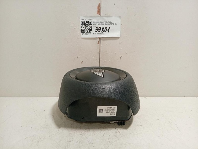 Air-bag Guidatore 6791372 02 Mini MINI Cooper R56 2007