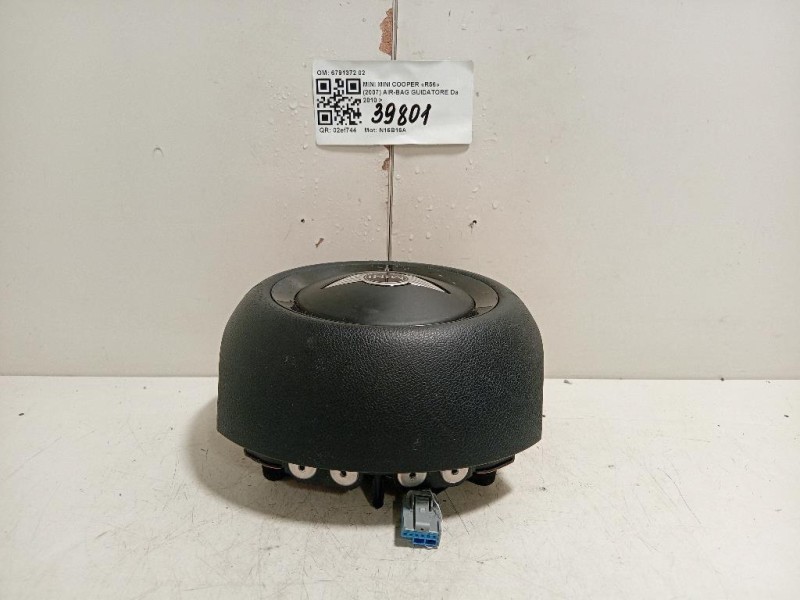 Air-bag Guidatore 6791372 02 Mini MINI Cooper R56 2007