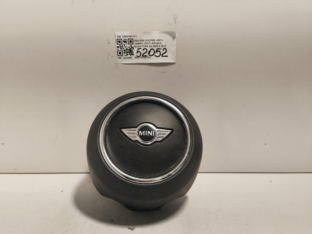 Air-bag Guidatore 33687651701 Mini MINI Cooper R57 Cabrio 2007