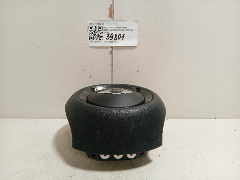 Air-bag Guidatore 6791372 02 Mini MINI Cooper R56 2007