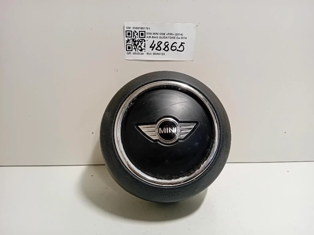 Air-bag Guidatore 33687651701 Mini MINI ONE F55 2014