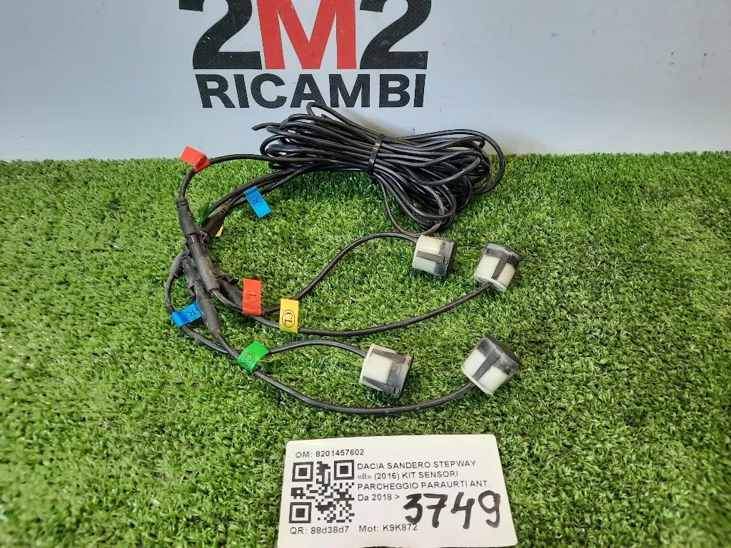 KIT Sensori Parcheggio Paraurti ANT 8201457602 Dacia Sandero Stepway II 2016