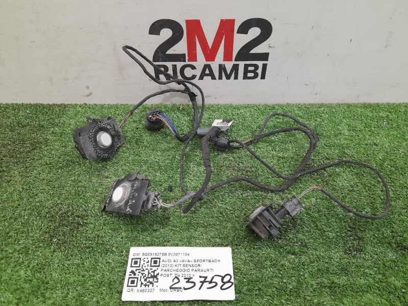 KIT Sensori Parcheggio Paraurti POST 5Q0919275B 8V0971104 Audi A3 8VA Sportback 2012
