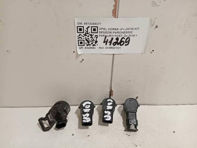 KIT Sensori Parcheggio Paraurti POST 9813348377 Opel Corsa F 2019