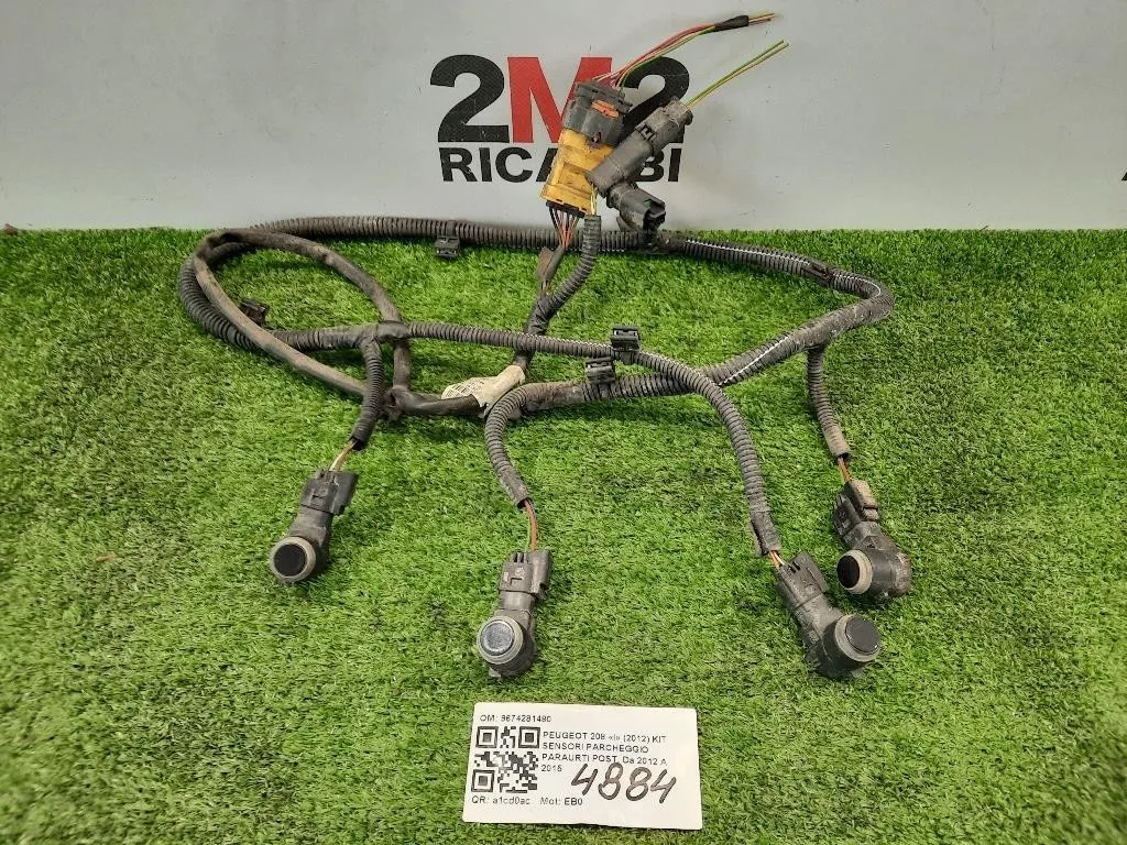 KIT Sensori Parcheggio Paraurti POST 9674281480 Peugeot 208 I 2012
