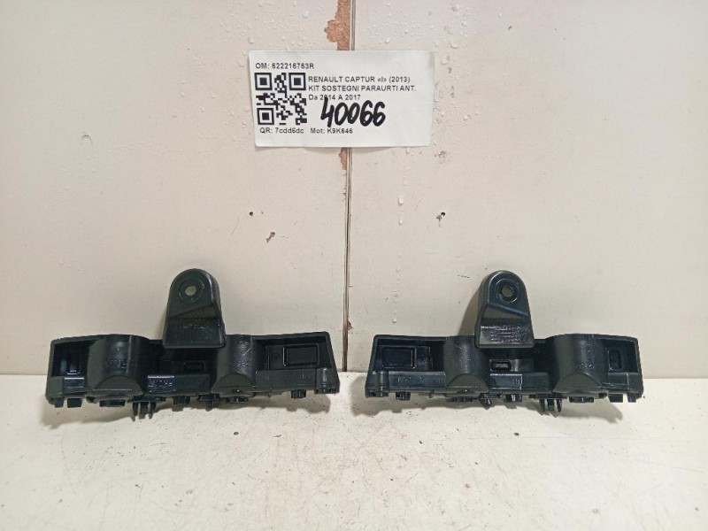 KIT Sostegni Paraurti ANT 622216763R Renault Captur I 2013