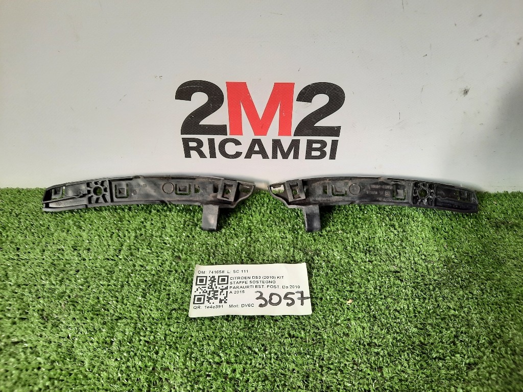 KIT Staffe Sostegno Paraurti EST POST 7416S8 POST Citroen DS3 2010