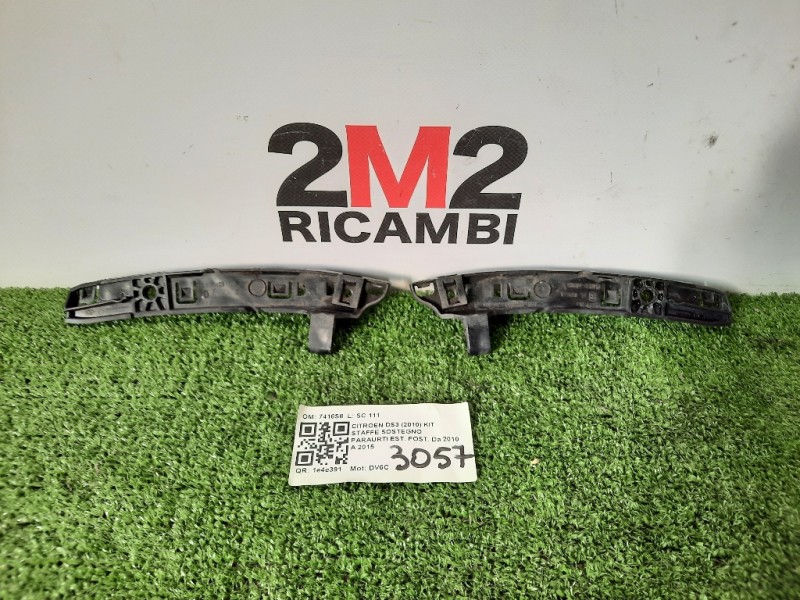 KIT Staffe Sostegno Paraurti EST POST 7416S8 POST Citroen DS3 2010