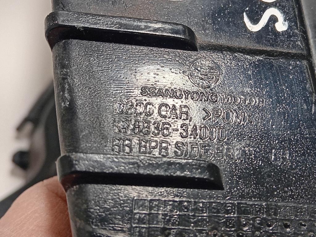 KIT Staffe Sostegno Paraurti INT POST K78834-34000 DXK78835-34000SX Ssangyong Korando III 2011