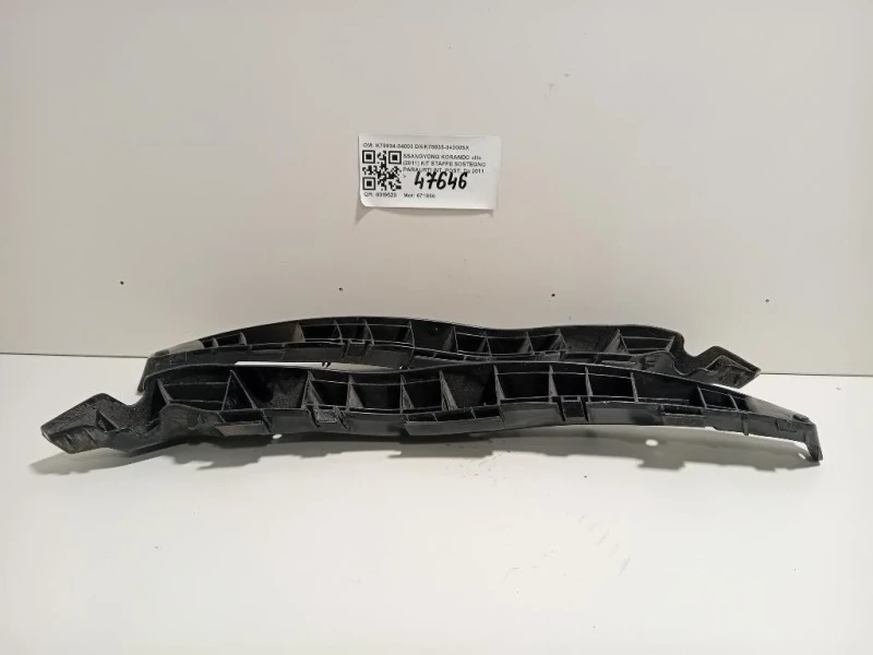 KIT Staffe Sostegno Paraurti INT POST K78834-34000 DXK78835-34000SX Ssangyong Korando III 2011
