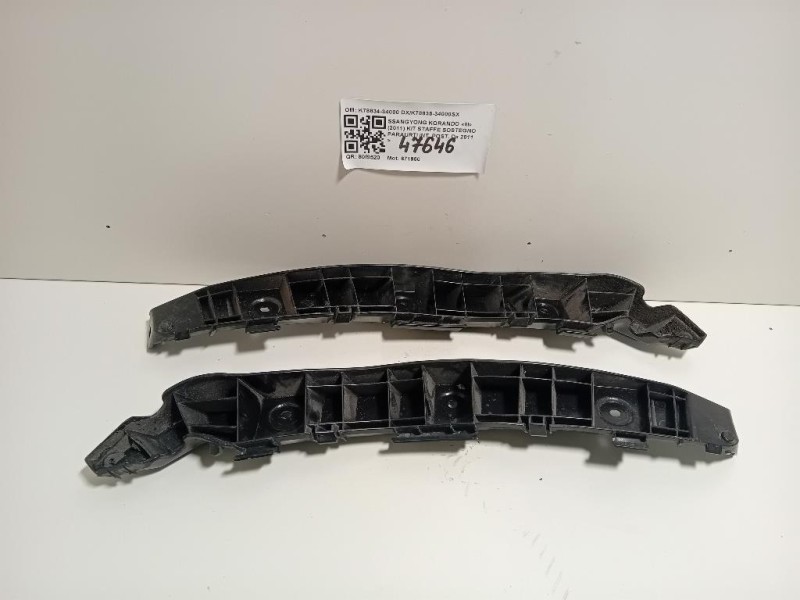 KIT Staffe Sostegno Paraurti INT POST K78834-34000 DXK78835-34000SX Ssangyong Korando III 2011
