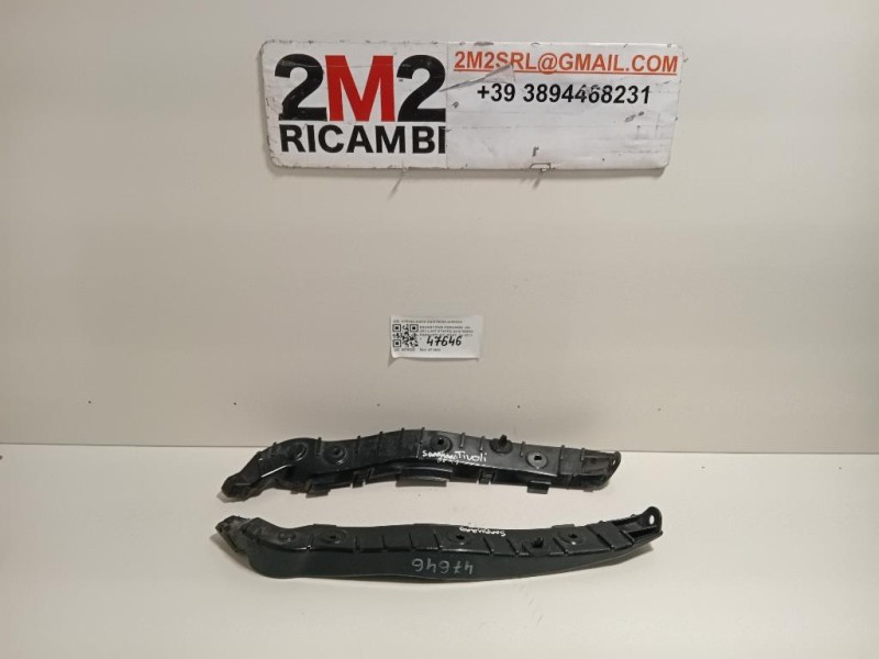 KIT Staffe Sostegno Paraurti INT POST K78834-34000 DXK78835-34000SX Ssangyong Korando III 2011