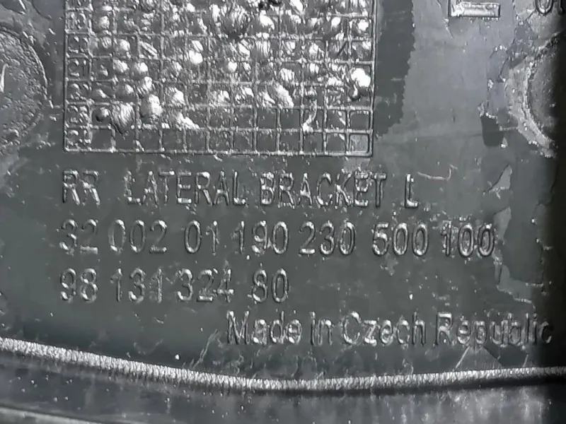 KIT Staffe Sostegno Paraurti POST 1618031280 Citroen C3 III 2016