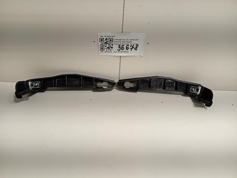 KIT Staffe Sostegno Paraurti POST 1618031280 Citroen C3 III 2016