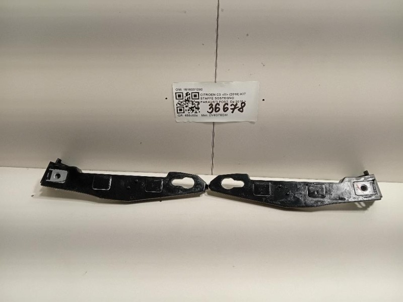KIT Staffe Sostegno Paraurti POST 1618031280 Citroen C3 III 2016