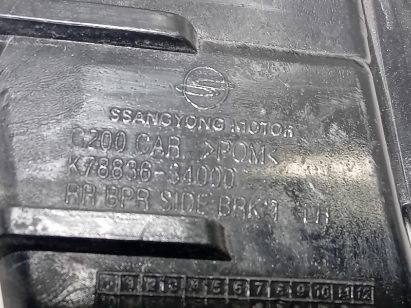 KIT Staffe Sostegno Paraurti POST K78836-34000K78834-34000 Ssangyong Korando III 2011