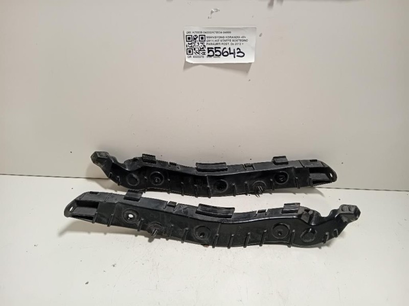 KIT Staffe Sostegno Paraurti POST K78836-34000K78834-34000 Ssangyong Korando III 2011